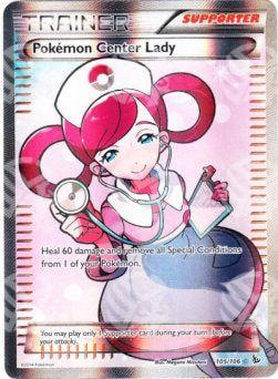 Addetta del Centro Pokémon - Fuoco Infernale (Holo Rare) [FLF-105]
