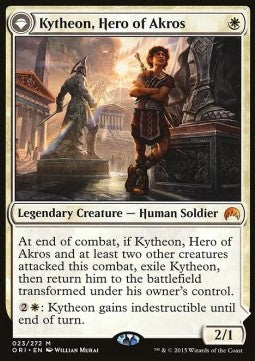 Kytheon, Eroe di Akros // Gideon, Forgiato dalla Battaglia - Magic Origins (Mythic) [ORI-23]