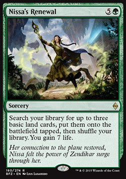 Rinnovamento di Nissa - Battaglia per Zendikar (Rare) [BFZ-180]