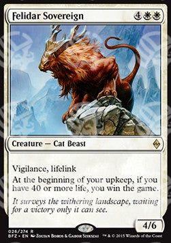 Sovrano dei Felidar - Battaglia per Zendikar (Rare) [BFZ-26]