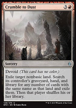 Sgretolarsi in Polvere - Battaglia per Zendikar (Uncommon) [BFZ-128]