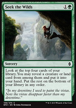 Ricerca delle Terre Selvagge - Battaglia per Zendikar (Common) [BFZ-189]