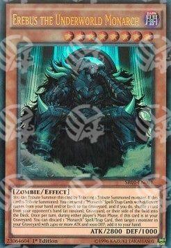 Erebus the Underworld Monarch - Structure Deck: Emperor of Darkness (Ultra Rare) [SR01-001]
