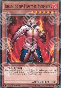 Thestalos il Monarca della Tempesta di Fuoco - Structure Deck: Emperor of Darkness (Common) [SR01-008]