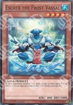 Escher the Frost Vassal - Structure Deck: Emperor of Darkness (Common) [SR01-013]