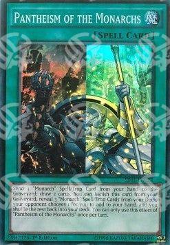 Pantheism of the Monarchs - Structure Deck: Emperor of Darkness (Super Rare) [SR01-023]