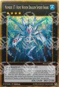 Numero 37: Drago Ragno Squalo Intessuto di Speranza - Premium Oro: Oro Infinito (Gold Secret Rare) [PGL3-007]