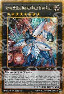 Numero 38: Drago Titanico Galattico Annunciatore di Speranza - Premium Oro: Oro Infinito (Gold Secret Rare) [PGL3-008]