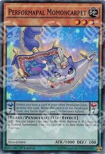 Performapal Momoncarpet - Starter Deck: Yuya (Super Rare) [YS16-004]
