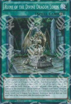 Rovine dei Signori Divini dei Draghi - Structure Deck: Rise of the True Dragons (Super Rare) [SR02-024]