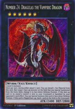 Numero 24: Dragulas il Drago Vampyre - Dragons of Legend: Unleashed (Secret Rare) [DRL3-022]