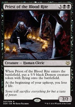 Sacerdote del Rito di Sangue - Duel Decks: Nissa vs. Ob Nixilis (Rare) [DDR-57]