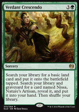 Crescendo Verdeggiante - Kaladesh (Rare) [KLD-273]