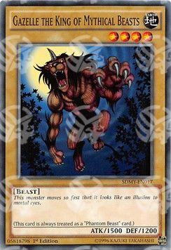 Gazelle, Re delle Bestie Mitiche - Structure Deck: Yugi Muto (Common) [SDMY-017]