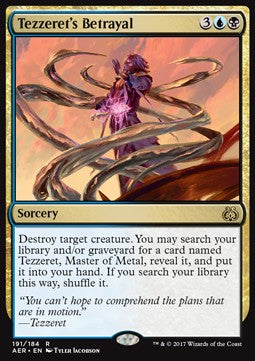Tradimento di Tezzeret - Rivolta dell’Etere (Rare) [AER-191]