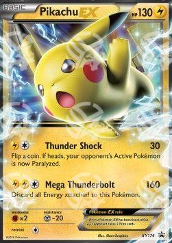 Pikachu EX - XY Black Star Promos (Promo) [XYPR-174]