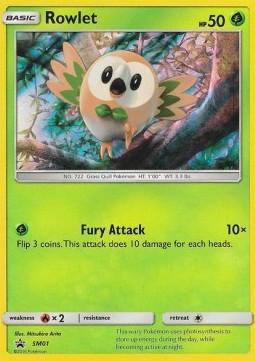 Rowlet - SM Black Star Promos (Promo) [SM-01]