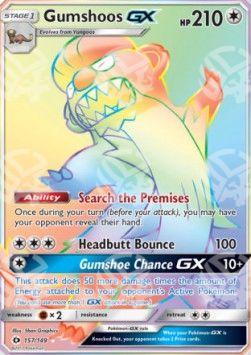 Gumshoos GX - Sole e Luna (Secret Rare) [SUM-157]