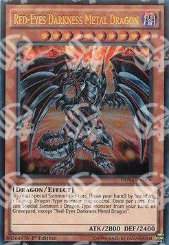 Drago Metallico Oscuro Occhi Rossi - Duelist Saga (Ultra Rare) [DUSA-068]