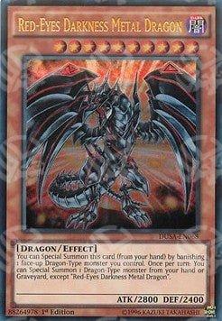 Drago Metallico Oscuro Occhi Rossi - Duelist Saga (Ultra Rare) [DUSA-068]