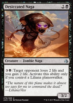 Naga Essiccato - Amonkhet (Uncommon) [AKH-276]