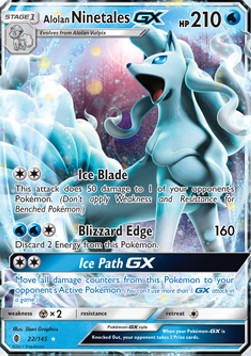 Alolan Ninetales GX - Guardiani Nascenti (Ultra Rare) [GRI-22]