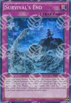 Fine della Sopravvivenza - Structure Deck: Dinosmasher's Fury (Super Rare) [SR04-030]