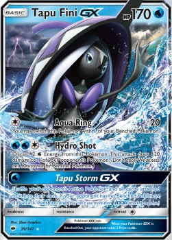 Tapu Fini GX - Ombre Infuocate (Ultra Rare) [BUS-39]