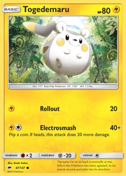 Togedemaru - Ombre Infuocate (Common) [BUS-47]