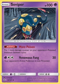 Seviper - Ombre Infuocate (Uncommon) [BUS-50]