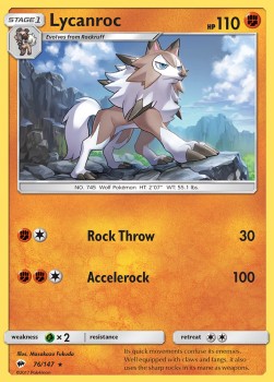 Lycanroc - Ombre Infuocate (Rare) [BUS-76]