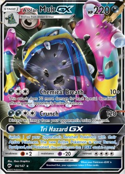 Alolan Muk GX - Ombre Infuocate (Ultra Rare) [BUS-84]