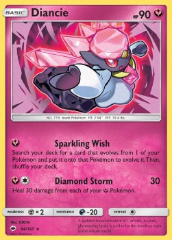 Diancie - Ombre Infuocate (Holo Rare) [BUS-94]