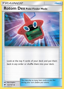 Pokédex Rotom - Modalità Pokévisore - Ombre Infuocate (Uncommon) [BUS-122]