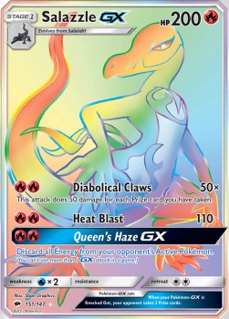 Salazzle GX - Ombre Infuocate (Secret Rare) [BUS-151]