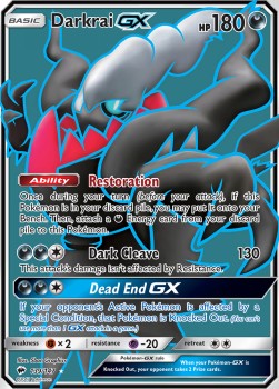 Darkrai GX - Ombre Infuocate (Ultra Rare) [BUS-139]