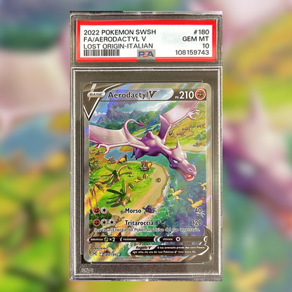 Aerodactyl V LOR-180 (PSA 10)