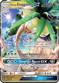 Alolan Exeggutor GX - Invasione Scarlatta (Ultra Rare) [CIN-74]