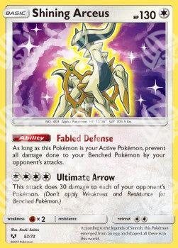 Shining Arceus - Leggende Iridescenti (Ultra Rare) [SLG-57]