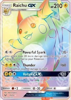 Raichu GX - Leggende Iridescenti (Secret Rare) [SLG-75]