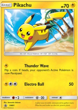 Pikachu - SM Black Star Promos (Promo) [SM-81]