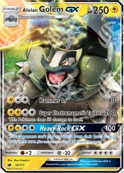 Alolan Golem GX - Invasione Scarlatta (Ultra Rare) [CIN-34]