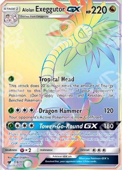 Alolan Exeggutor GX - Invasione Scarlatta (Secret Rare) [CIN-118]