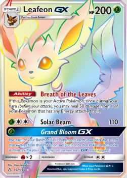 Leafeon GX - Ultra Prisma (Secret Rare) [UPR-157]