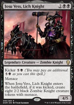 Josu Vess, Cavaliere Lich - Dominaria (Rare) [DOM-95]