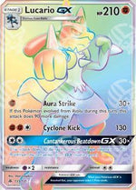 Lucario GX - Apocalisse di Luce (Secret Rare) [FLI-135]