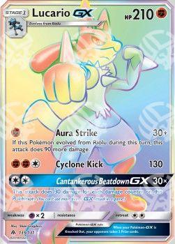 Lucario GX - Apocalisse di Luce (Secret Rare) [FLI-135]