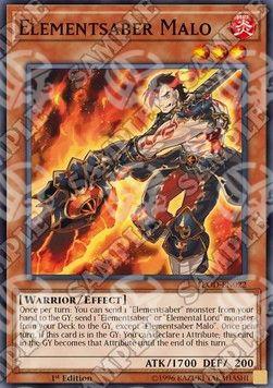 Elementsciabola Malo - Flames of Destruction (Common) [FLOD-022]