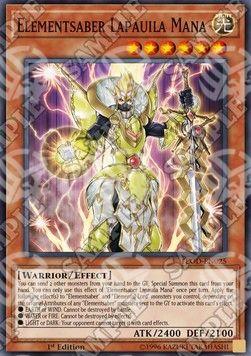 Elementsciabola Lapauila Mana - Flames of Destruction (Super Rare) [FLOD-025]