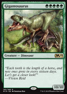 Gigantosauro - Set Base 2019 (Rare) [M19-185]